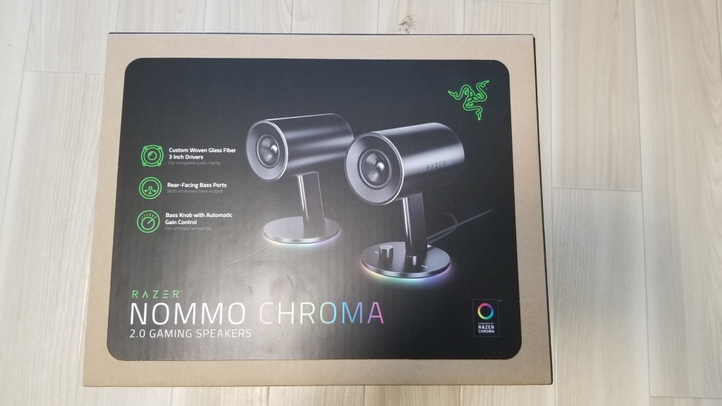 レビュー】RAZER NOMMO CHROMA - 重低音で震える2.0chスピーカを